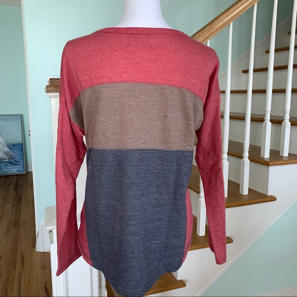 🏷️ EUC Comme Toi... Colorblock Top Small S - Picture 5 of 7
